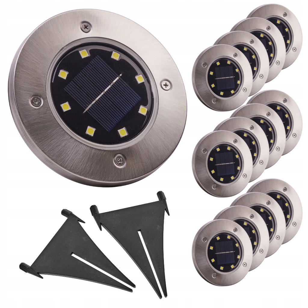 12× Prevesné svietidlo SOLAR GARDEN LED LAMP 12KS SOLÁRNE GARDEN LED LAMPA 12KS 0,07 W